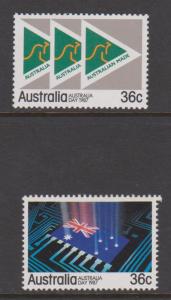 Australia Sc#1009-1010 MNH