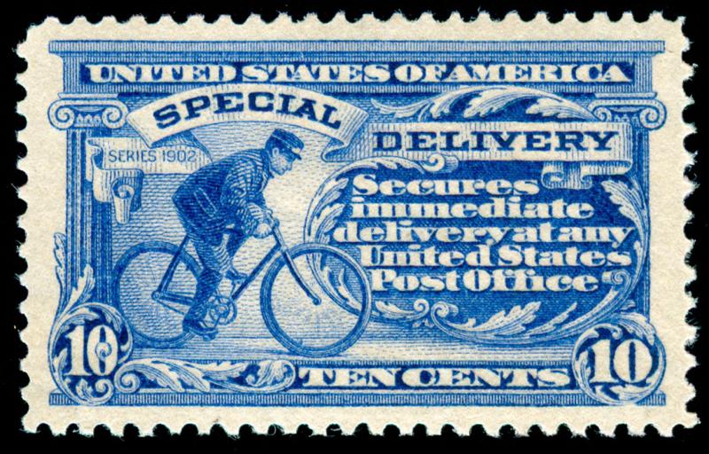 MOMEN: US STAMPS #E8 MINT OG H SUPERB