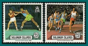 Solomon Islands 1982 Commonwealth Games, MNH  #475-476,SG473-SG474