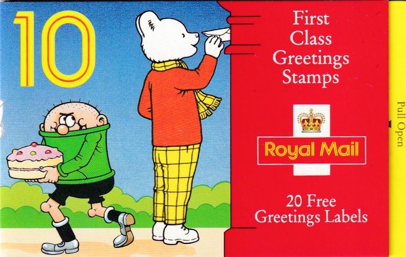 1993 - GREETINGS BOOKLET - Ruppert Bear - MNH # BK1172