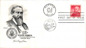 #1045 Benjamin Harrison – Artmaster Cachet SC22