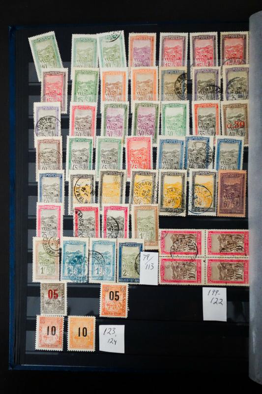 French Colonies 1800's to Early 1900's Stamp Collection