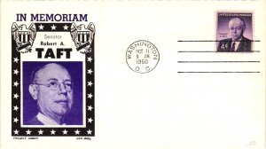 #1161 Robert A Taft – Cachet Craft Boll Cachet