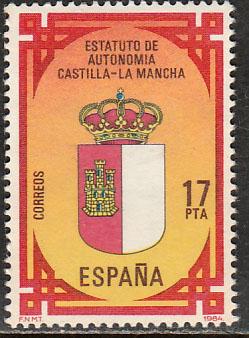 SPAIN 2373, CASTILLA LA MANCHA AUTONOMOUS STATUTE. MINT, NH. F-VF. (174)