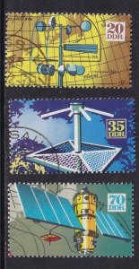 German Democratic Republic   DDR   #1362-1364  cancelled 1972  meteorologists