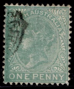 AUSTRALIA - South Australia QV SG175a, 1d green, FINE USED.