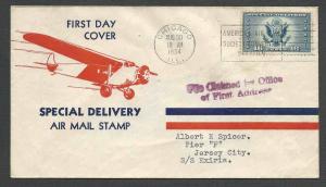 1934 COVER #CE1 FDC CACHETED CATS $40.00