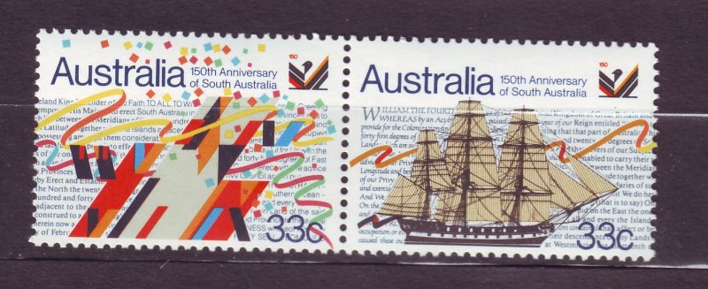 J23789 JLstamps 1986 australia pair mnh #975a ship