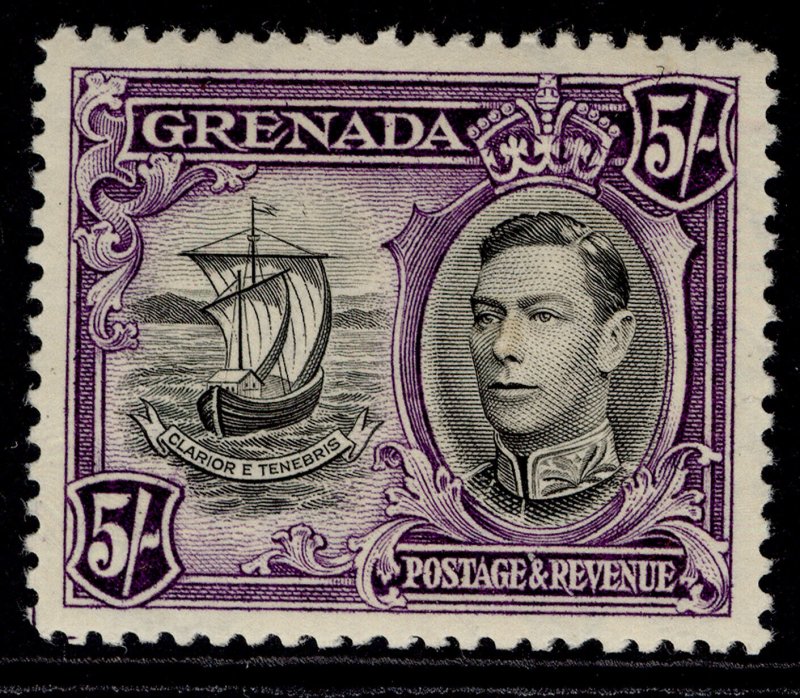 GRENADA GVI SG162, 5s black & violet, LH MINT. Cat £12. PERF 12½
