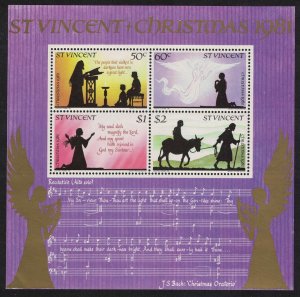 St. Vincent Christmas MS 1981 MNH SG#MS685