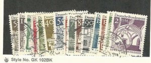 Germany, Postage Stamp, #936-951 Used, 1966-69