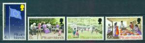 Pitcairn Islands #123-126  M NH  CV$8.15