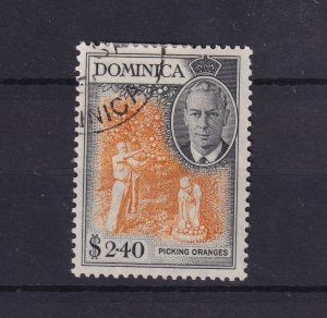 Dominica KGVI 1951 $2.40 SG134 VFU BP161020