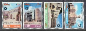Lebanon Buildings (Scott #527-30) MNH