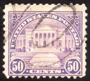 1922, US 50c, Arlington Amphitheater, Used, Sc 570,