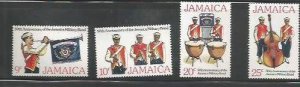 JAMAICA - 1978 - Jamaica Military Band - Perf 4v Set - Mint Never Hinged