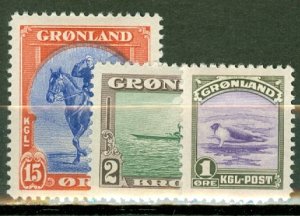 JZ: Greenland 10-18 mint CV $166.50; scan shows only a few