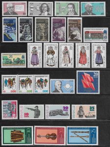 Germany GDR 1977 Year set MNH