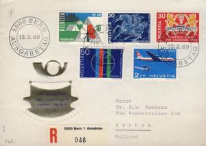 SUISSE / SWITZERLAND / SCHWEIZ 1969 Mi.895/9 Special Issues set on FDC