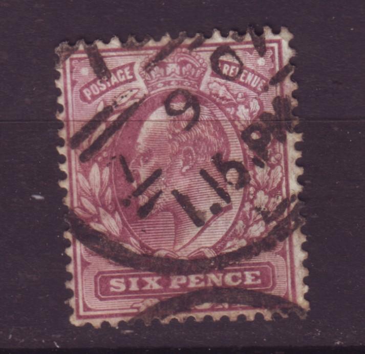J19700 Jlstamps 1902-11 great britain used #135 king