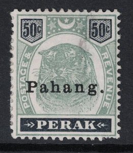 Malaya Pahang SG# 22 Mint / Page Rem / Small Thin / Signed Bck - S19729