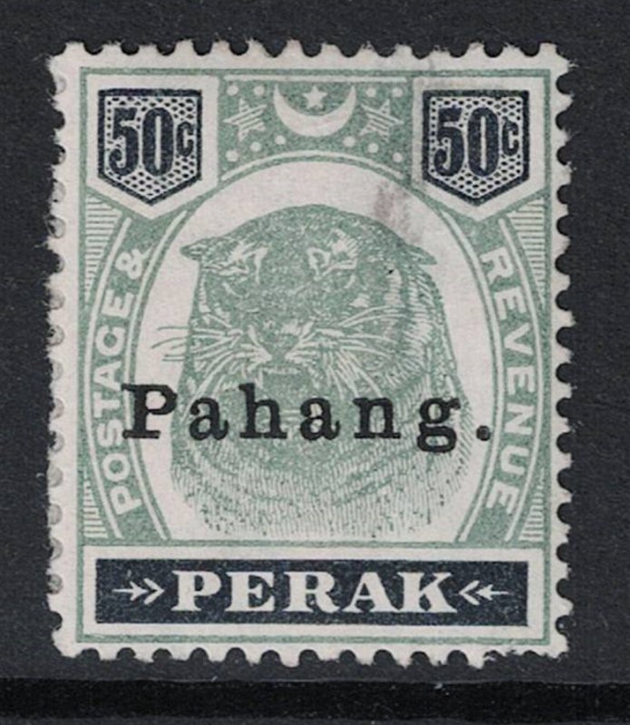 Malaya Pahang SG# 22 Mint / Page Rem / Small Thin / Signed Bck - S19729