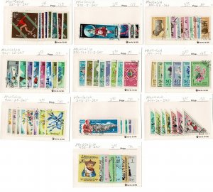 Mongolia #149//438 used sets singles CV $28+