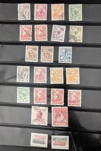 EDW1949SELL : YUGOSLAVIA Old Time Mint & Used collection. Nicely displayed.