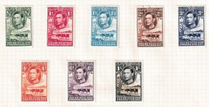 BECHUANALAND.  GEORGE VI SET OF 8.   MM. 