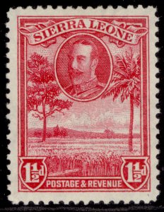 SIERRA LEONE GV SG157, 1½d carmine, M MINT.