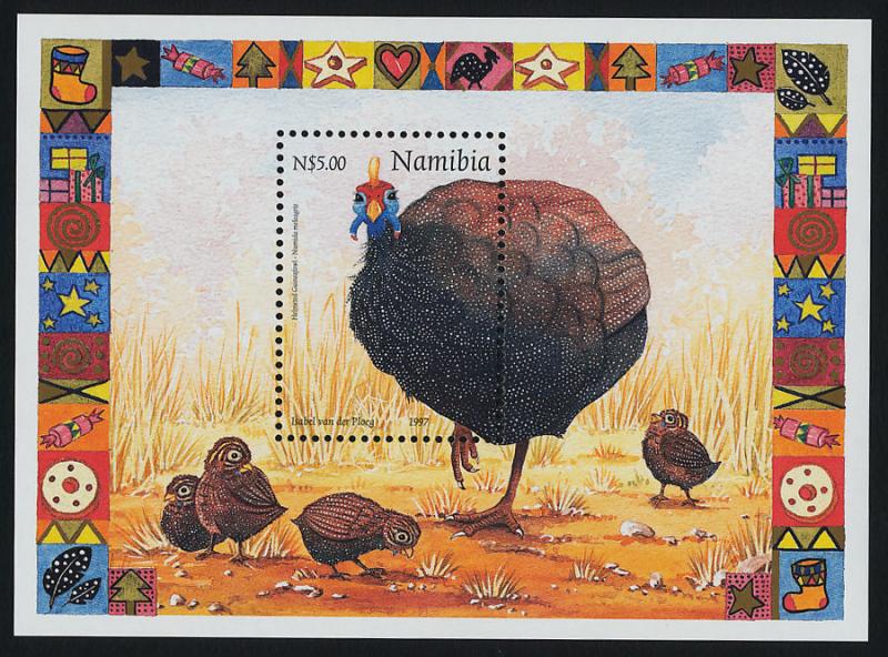 Namibia 875 MNH Christmas, Bird, Guineafowl