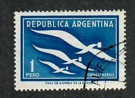 Argentina; Scott C70; 1957; Precanceled; NH