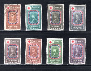 Netherlands Antilles #CB13-CB20  VF, Used, Complete Set, CV $20.00 ....  4210265