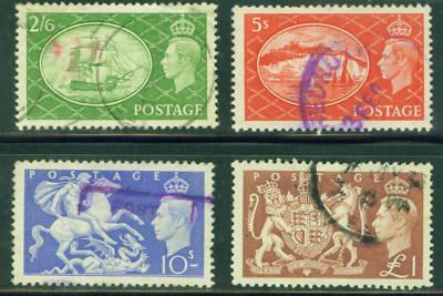 GREAT BRITAIN Scott 286-289 KGVI 1951 set CV $24