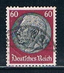 Germany 429: 60pf von Hindenburg, used, VF