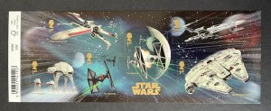 MS3770 barcode 2015 Star Wars miniature sheet UNMOUNTED MINT