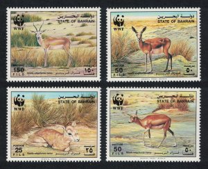 Bahrain WWF Goitered Gazelle 4v 1993 MNH SC#408-411 SG#485-488 MI#511-514