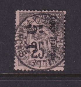 French Congo, Scott 11 (Yvert 4a), used, signed Calves