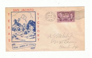 April 21, 1936 San Jacinto Texas Victory 