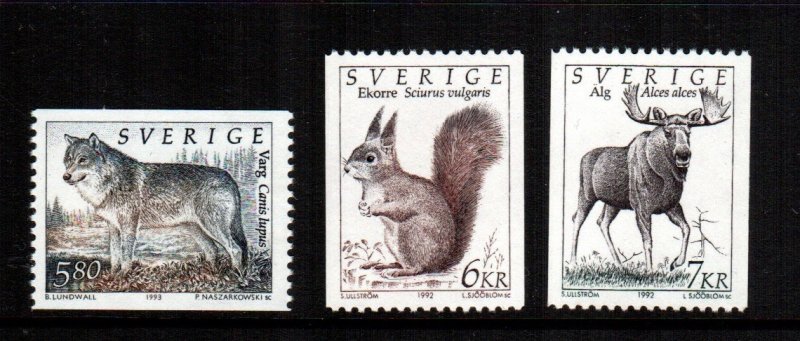 Sweden  1932 - 1934  MNH cat $ 9.00