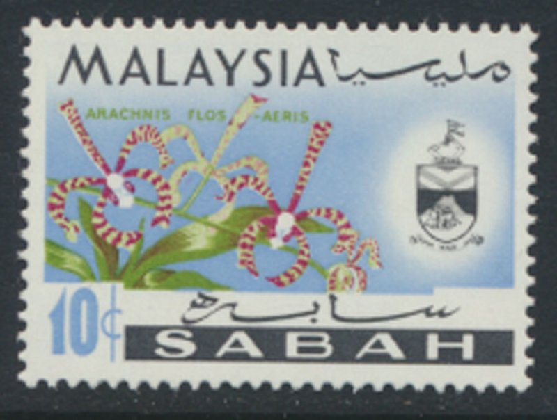 SABAH SG 431  SC# 21a MVLH* Flower  see scans /details 