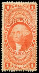 momen: US Stamps #R66d Silk Paper Mint OG Revenue