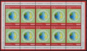 Burundi 2021 MNH Medical Stamps Fight Against Corona Variants 1850F 10v M/S II