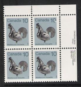 Canada #921a UR PL BL Weathercock 10