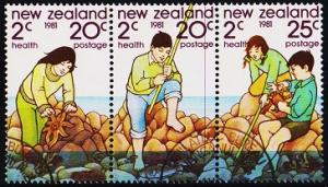 New Zealand. 1981 Strip of 3. S.G.1249/1251 Fine Used