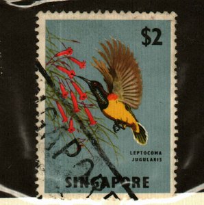 Singapore #68 Used CV$1.90 Bird