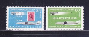 Colombia C347-C348 Set MN Planes (B)