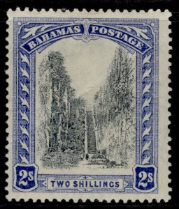 BAHAMAS GV SG113, 2s black & blue, M MINT. Cat £25.