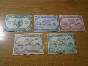 Jordan  #  245-49  MNH