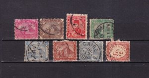 SA28g Egypt early selection of used stamps